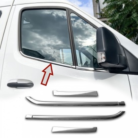 Set 4 ornamente inox pentru chedere Mercedes Sprinter W907 2018-> - Img 4