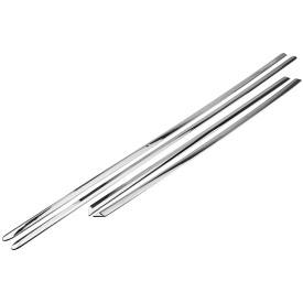 Set 4 ornamente inox pentru chedere VW PASSAT B6 2005-2010 Sedan sau Combi - Img 1