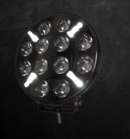 Set 4 Proiectoare cu led camion faza lunga si pozitie, diametru 228mm, 12V-24V, pozitie cu leduri alb sau portocaliu - Img 3