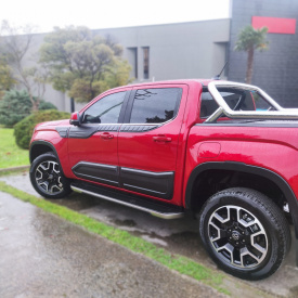 Set 4 Protectii laterale pentru usi compatibile VW Amarok 2023->, plastic ABS, calitate Premium - Img 8