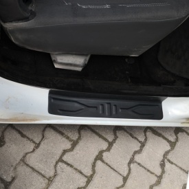 Set 4 protectii praguri din plastic compatibil cu DACIA LODGY 2012-> - Img 5