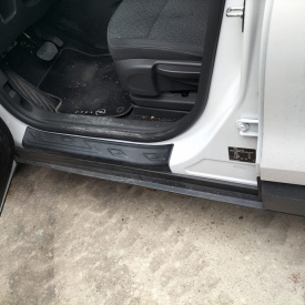 Set 4 protectii praguri din plastic compatibil cu Opel Crossland 2021-> - Img 5