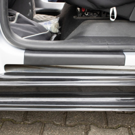Set 4 protectii praguri din plastic compatibil cu VW Caddy 2015-2020 - Img 8