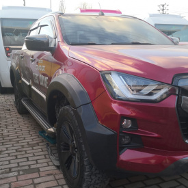 Set 6 protectii aripa overfender compatibil cu Isuzu D-Max 2020-> - Img 6