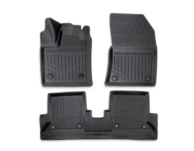Set covorase auto cauciuc BMW seria 1 E87 2004-2010, forma tavita 3 D
