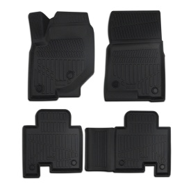 Set covorase auto cauciuc Ssangyong Musso 2018-2025, forma tavita 3D