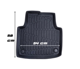 Set covorase auto universale din cauciuc fara miros tip tavita 3D - Img 3