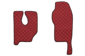 Set covorase camion, piele ecologica compatibil cu MERCEDES ACTROS MP2 / MP3 2008-> Rosu AUTOMAT - Img 3