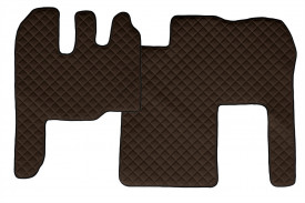 Set covorase camion, piele ecologica compatibil cu RENAULT MAGNUM 2002-2010 Maro