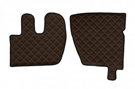 Set covorase camion, piele ecologica compatibil cu RENAULT PREMIUM 2005-> Maro - Img 3