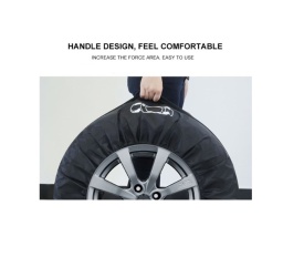 Set de 4 huse universale impermeabile pentru depozitarea anvelopelor de rezerva, pentru jante13-18 inch - Img 6