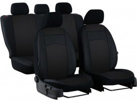 Set huse auto pentru scaune compatibile cu Audi Q5 2008-2015, piele ecologica cu textil - Img 1