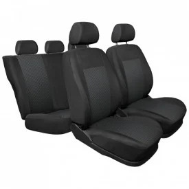 Set huse auto pentru scaune compatibile cu SKODA OCTAVIA III 2012-2020, cu cotiera spate, material textil - Img 4