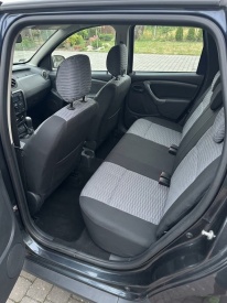 Set huse auto pentru scaune compatibile Dacia Duster I 2014-2017, material textil negru cu gri inchis, Lichidare stoc! - Img 2