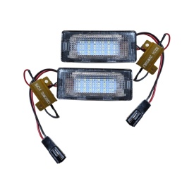 Set Lampi numar led compatibil cu VW GOLF 6 Plus 2009->, Golf 6 Variant, Jetta 2011-2018, Passat B7 Variant, Sharan 2011->, Touran 2011->, Touareg 2011-2018, Tiguan, Caddy, T6, ID4, Sportsvan