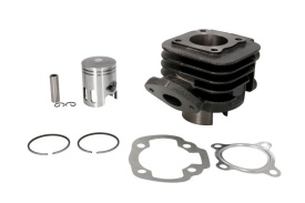 Set motor , cilindru , piston, segmenti si set garnituri 2T , capacitate 80cc compatibil cu MBK CW, EW; YAMAHA BW, BW S 50 1990-2016 - Img 2