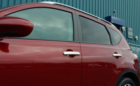 Set ornamente cromate manere portiere compatibile Nissan Qashqai, Qashqai +2 2007-2013, pentru masinile fara Ikey - Img 4