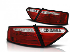 Set Stopuri LED compatibile cu AUDI A5 Coupe 2007-2011 Rosu Crom - Img 1