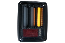 Stopuri Full LED compatibil cu JEEP Wrangler JK 2007-2018 LEDBar Fumuriu - Img 8