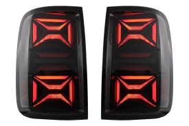 Stopuri LED compatibil cu VW Amarok 2010-2020 Semnal Secvential Dinamic Fumuriu - Img 1