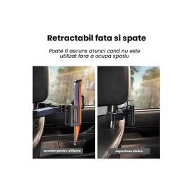 Suport auto pentru Telefon sau Tableta cu Prindere pe Tetiera - Img 5