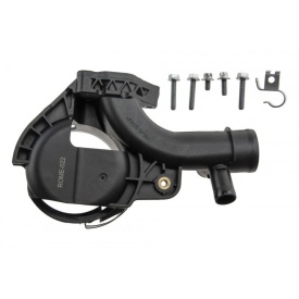 Teava de legatura conducte racire, cot flansa lichid racire, suport filtru combustibil compatibil Mercedes C W204 2008-2014, W205 2013-2015, Clasa E W212 2009-2016, Sprinter 906 2006-2018, pentru modele facelift - Img 2
