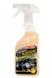 Tratament complex pentru suprafetele din plastic, 500 ml, MAFRA Tratament 3 in 1 plastic