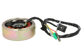 Volanta cu stator cu 11 bobine si 5 fire pentru scuter GY6 4T 150cc - Img 1
