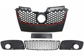 Accesorii Grile compatibil cu Bara fata GTI Look VW Golf 5 2003-2007 - Img 2