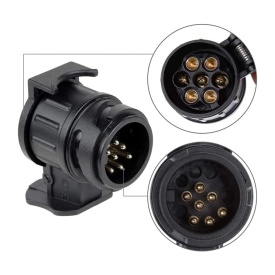 Adaptor pentru mufa de remorca de la 13 pini la 7 pini 12V - Img 2
