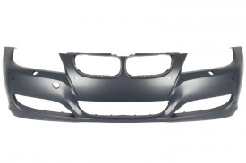 Bara auto fata compatibil cu BMW E90 2008-2012 cu gauri pentru spalator de faruri, cu gauri pentru senzorii de parcare