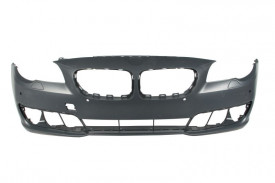 Bara auto fata compatibil cu BMW F10 F11 2013-2017 cu gauri pentru spalator de faruri, cu gauri pentru senzorii de parcare