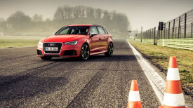 Bara Fata compatibil cu Audi A3 8V Facelift Sedan Cabrio 2016-2019 RS3 Design Negru Lucios - Img 6