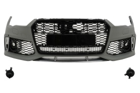 Bara Fata compatibil cu Audi A7 4G Facelift 2015-2018 RS7 Design cu Grile
