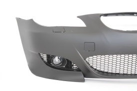 Bara Fata compatibil cu BMW seria 5 E60 03-10 M5 Look, cu proiectoare incluse, fara senzori de parcare - Img 4