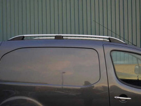 Bare longitudinale Premium compatibil cu Citroen JUMPY 2017->, Citroen SpaceTourer 2017-> caroserie medie, culoare argintiu, aluminiu - Img 3