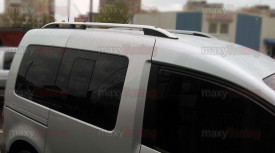 Bare longitudinale Premium compatibil VW Caddy Maxy 2004-2021, culoare argintiu, caroserie lunga - Img 4