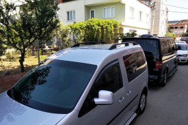 Bare longitudinale Premium compatibil VW Caddy Maxy 2020->, Culoare Negru, caroserie lunga - Img 2
