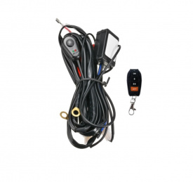 Buton Comutator, ON OFF, Auto, 12V 24V, cu LED Panou, telecomanda, Lumina Albastra, LED LIGHT BAR - Img 1