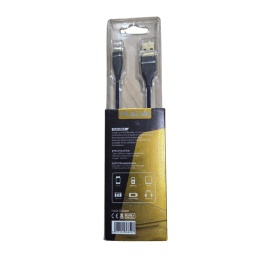 Cablu Premium USB Tip A cu USB Tip C pentru incarcare rapida telefon pana la 3.4A, lungime 1 metru, negru - Img 2