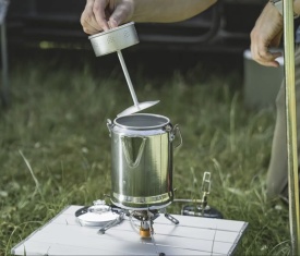 Cafetiera din aluminiu, Easy Camp Adventure Coffeepot 1,4L - Img 3