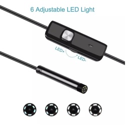 Camera Endoscop pentru telefon laptop si computer cu sistem de operare Android cu cablu 2.5 m - Img 3