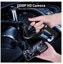 Camera endoscopica wireless HD WIFI pentru telefon compatibila cu iOS si Android 720p, cablu de 5 m - Img 3