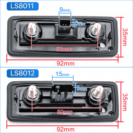 Camera marsarier HD, unghi 170 grade cu StarLight Night Vision pentru Audi A1 (2011 - 2018) - Img 3