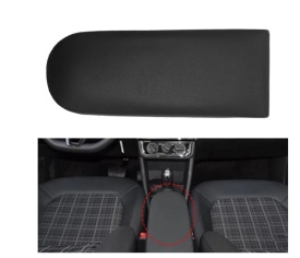 Capac Cotiera auto compatibil cu VW GOLF IV, Bora, Passat B5, Polo, Negru Imitatie de piele - Img 3