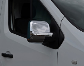 Capace cromate de oglinda compatibil OPEL VIVARO 2014-2019, plastic cromat - Img 2