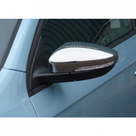 Capace cromate de oglinda compatibil VW PASSAT B7 2010-2014, inox, finisaj lucios - Img 4
