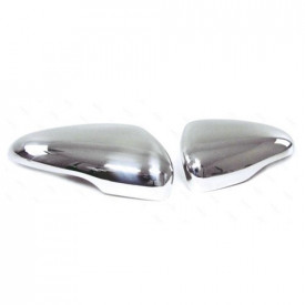 Capace cromate de oglinda compatibil VW PASSAT CC 2008-2017, inox, finisaj lucios - Img 2