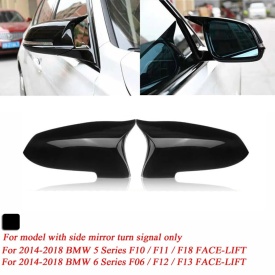 Capace oglinda compatibile cu BMW seria 5 F10 2014-2017, Seria 7 F01 2013-2015, seria 6 2014-2018, Negru lucios M-Design, cu clipsuri, inlocuiesc capacele originale - Img 7