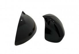Capace oglinda compatibile cu Opel Corsa D E 2006-2019 Negru lucios Batman Style - Img 2